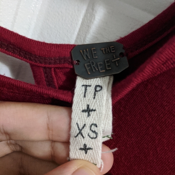 We the Free Red Jacqueline Swing Tunic Dress XS - Picture 2 of 6